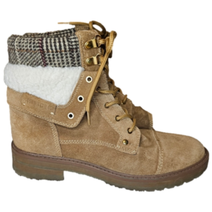Tommy Hilfiger Light brown Suede Hiker style boot with Sherpa Size 7.5